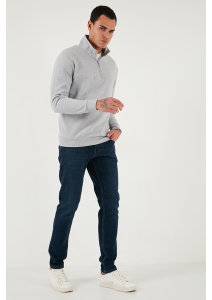 Pamuklu Slim Fit Yüksek Bel Dar Paça Jeans Erkek Kot Pantolon 3300C28TOKYO indirimleri