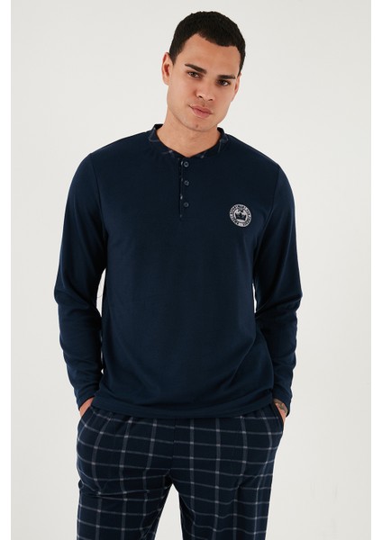 Ekoseli Yumuşak Dokulu Regular Fit Uzun Kollu Pijama Takımı Erkek Pijama Takımı 609611030 fiyatları