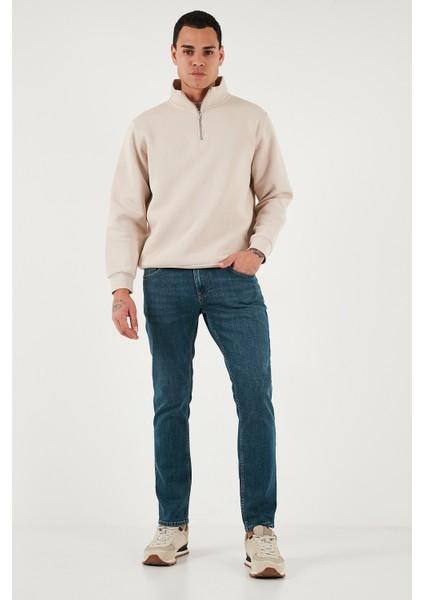 Pamuklu Regular Fit Normal Bel Boru Paça Jeans Erkek Kot Pantolon 2203C23PARMA