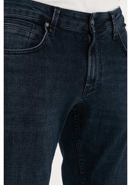 Pamuklu Regular Fit Normal Bel Boru Paça Jeans Erkek Kot Pantolon 2211C27PARMA
