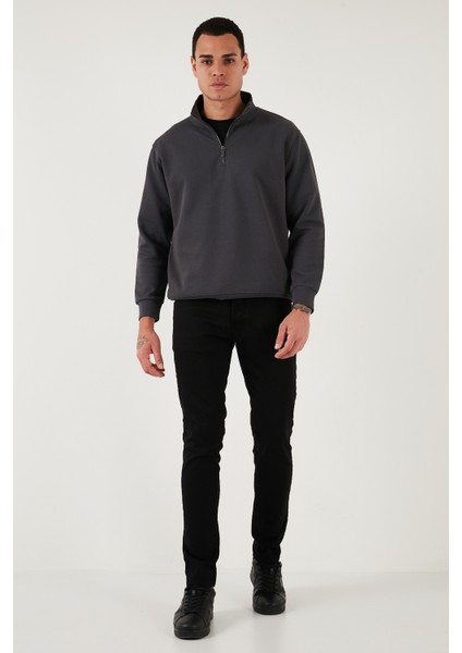Streç Pamuklu Slim Fit Normal Bel Dar Paça Jeans Erkek Kot Pantolon 1115C01NAPOLI