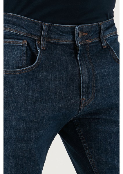 Pamuklu Slim Fit Yüksek Bel Dar Paça Jeans Erkek Kot Pantolon 3300C41TOKYO indirimleri