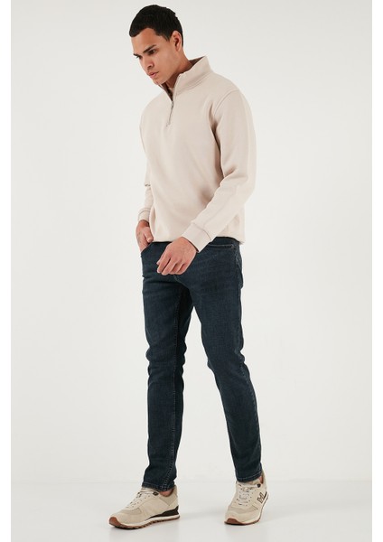 Pamuklu Slim Fit Yüksek Bel Dar Paça Jeans Erkek Kot Pantolon 3300C45TOKYO modelleri