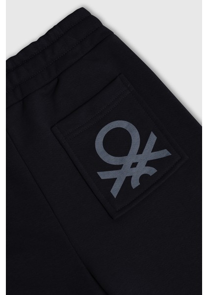 Pamuklu Regular Fit Logolu Eşofman Altı Erkek Çocuk Eşofman Altı BNTB23336 modelleri