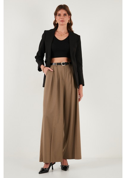 Regular Fit Kruvaze Yaka Kemerli Blazer Ceket Bayan Ceket 6839367 fiyatları