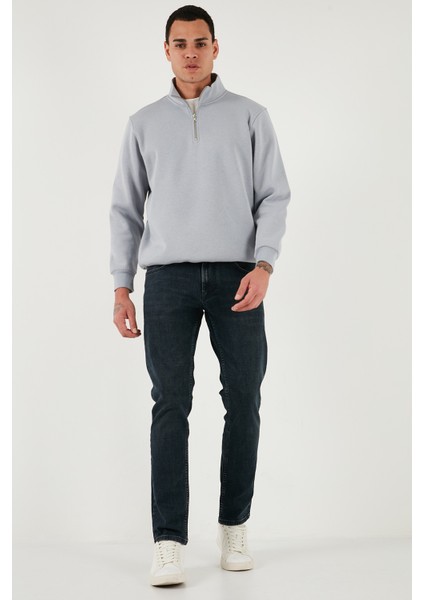 Pamuklu Regular Fit Normal Bel Boru Paça Jeans Erkek Kot Pantolon 2211C25PARMA