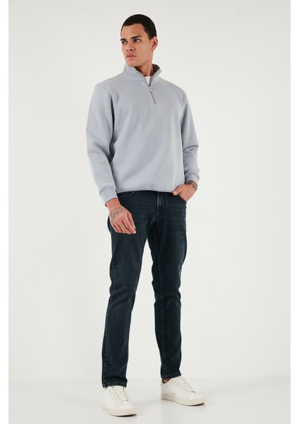 Pamuklu Regular Fit Normal Bel Boru Paça Jeans Erkek Kot Pantolon 2211C25PARMA fırsatları