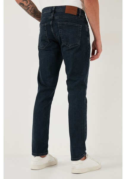 Pamuklu Regular Fit Normal Bel Boru Paça Jeans Erkek Kot Pantolon 2211C25PARMA