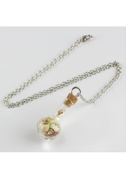 Wizard Fanus Canlı Kolye-Gümüş Rengi