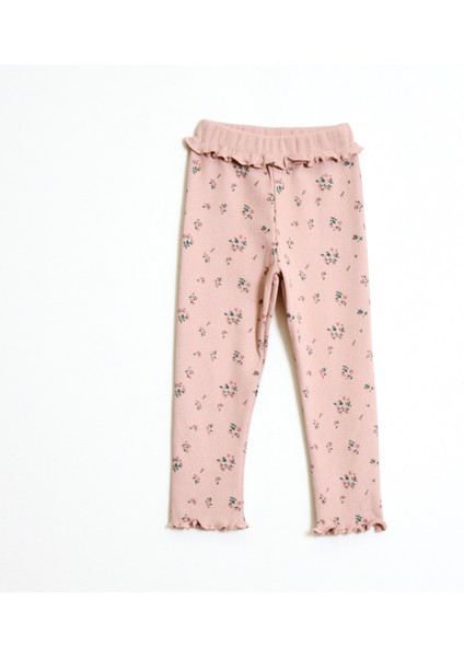 Kız Çocuk Çiçek Desenli Taytlı Takım fiyatları