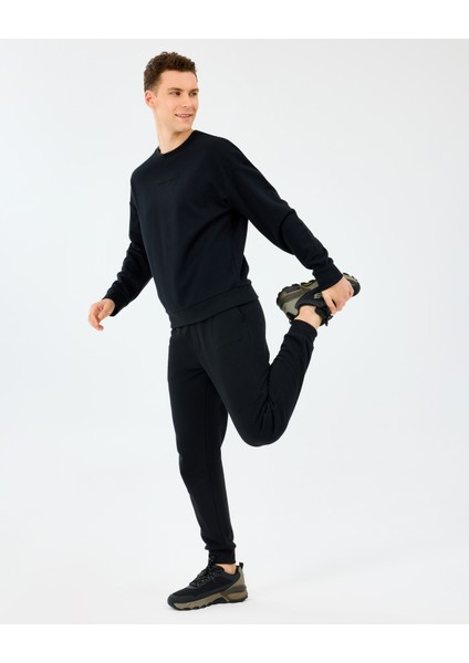 M Essential Crewneck Sweatshirt Erkek Siyah Sweatshirt S2610015-3817 fırsatları