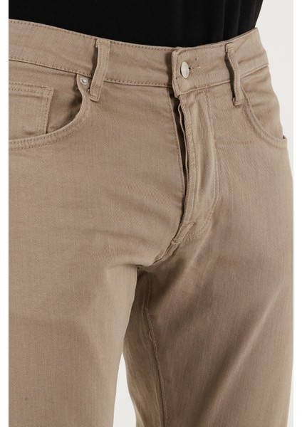 Streç Pamuklu Slim Fit Normal Bel Dar Paça Jeans Erkek Kot Pantolon 1115C24NAPOLI indirimleri
