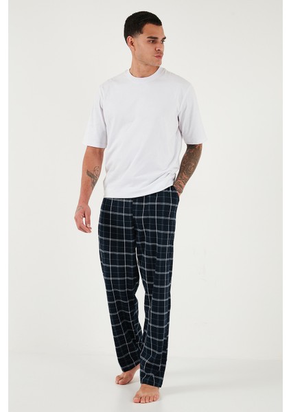 Pamuklu Regular Fit Normal Bel Düz Paça Cepli 2'li Paket Pijama Altı Erkek Pijama Altı 6574003S2 fiyatları