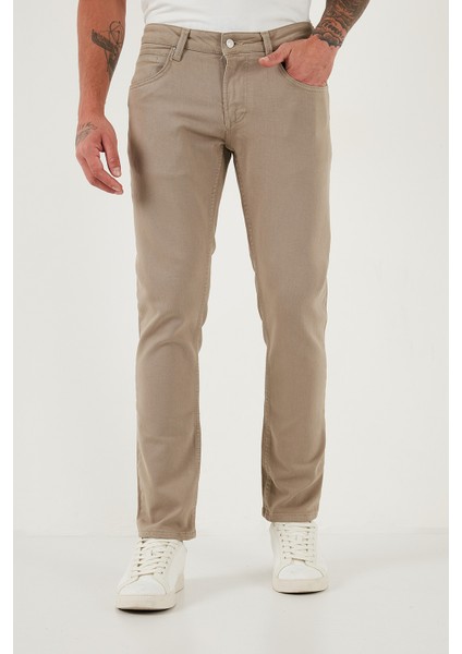 Pamuklu Regular Fit Normal Bel Boru Paça Jeans Erkek Kot Pantolon 2211C40PARMA fiyatları