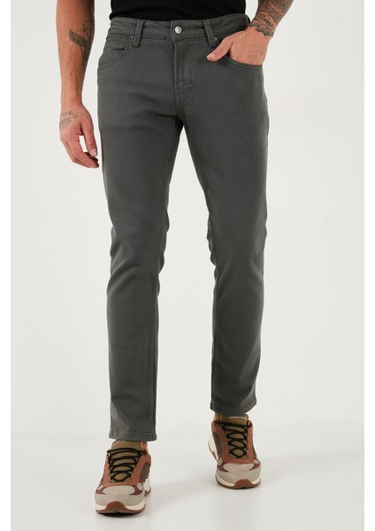 Pamuklu Regular Fit Normal Bel Boru Paça Jeans Erkek Kot Pantolon 2211C40PARMA fiyatları