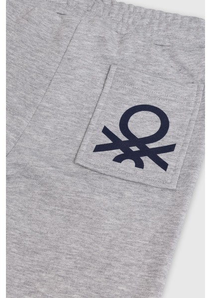 Pamuklu Regular Fit Logolu Eşofman Altı Erkek Çocuk Eşofman Altı BNTB23336 modelleri