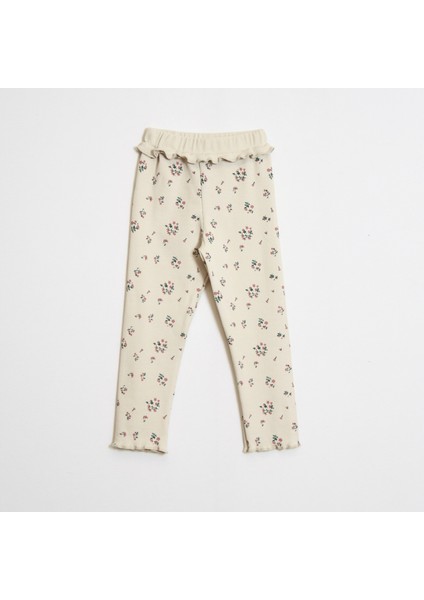 Kız Çocuk Çiçek Desenli Taytlı Takım fiyatları