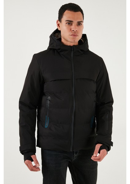 Regular Fit Kapüşonlu Kapitoneli Mont Erkek Mont 497DEAN fiyatları