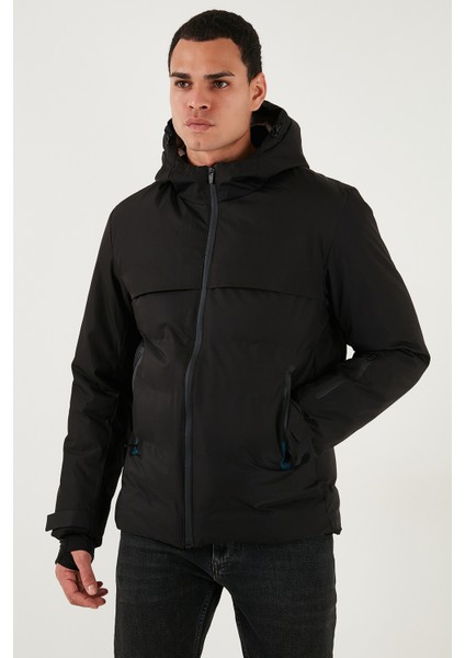 Regular Fit Kapüşonlu Kapitoneli Mont Erkek Mont 497DEAN modelleri