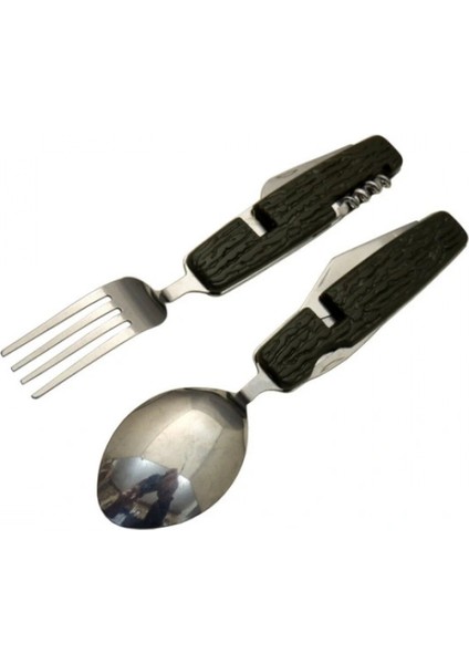Kamp Çakısı Haki 6 Parçalı C-003 12 cm