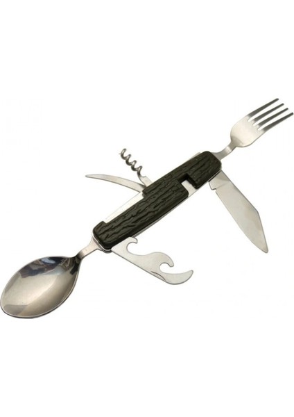 Kamp Çakısı Haki 6 Parçalı C-003 12 cm