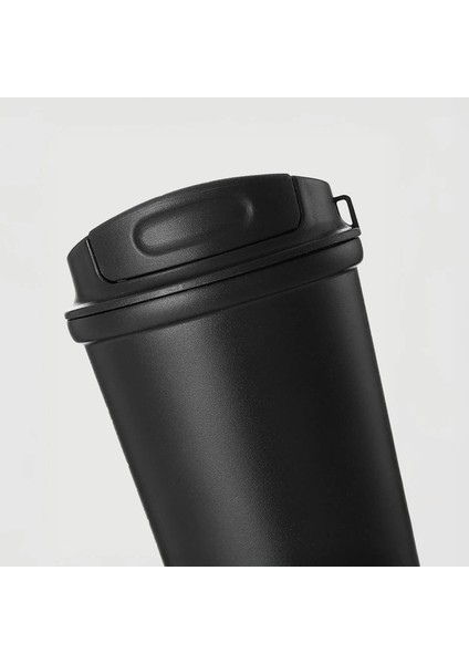 4 Work Flip Open Coffee Mug Çelik Termos 400 ml Black ST-250 fırsatları