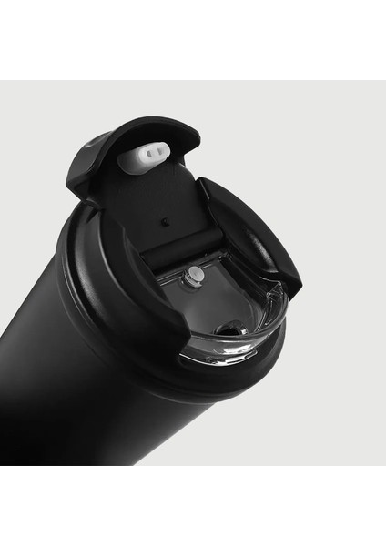 4 Work Flip Open Coffee Mug Çelik Termos 400 ml Black ST-250 modelleri
