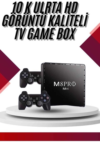 Wizard 10K Ultra Hd Video Oyun Konsolu Android Tv Box 2.4g Game Stick fiyatları