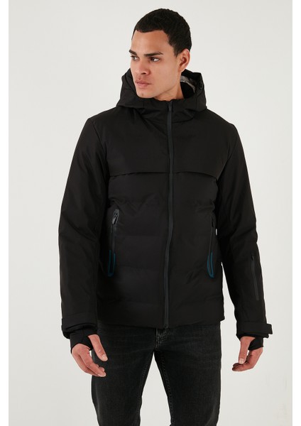 Regular Fit Kapüşonlu Kapitoneli Mont Erkek Mont 497DEAN fırsatları