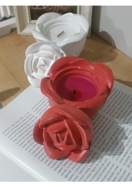 Gül Şeklinde Dekoratif Mum fırsatları