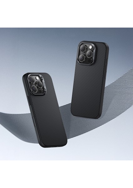 iPhone 16 Pro Max Kılıf Karbon Fiber M-Safe Kamera Kontrol Butonlu Benks Hybrid Armorpro 600D Kevlar indirimleri
