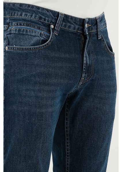 Pamuklu Regular Fit Normal Bel Boru Paça Jeans Erkek Kot Pantolon 2211C35PARMA indirimleri