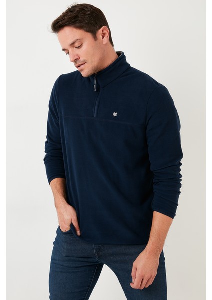 Slim Fit Anti-Pilling Tüylenme Yapmayan Bato Yaka Şardonlu 2'li Paket Polar Erkek Polar 5906001S2 modelleri