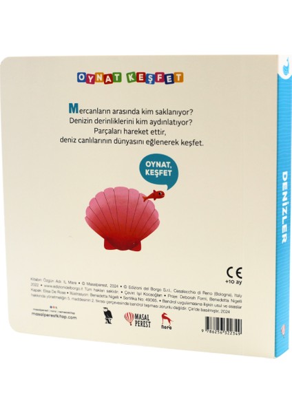 Oynat Keşfet: Denizler (Hareketli Kitap)