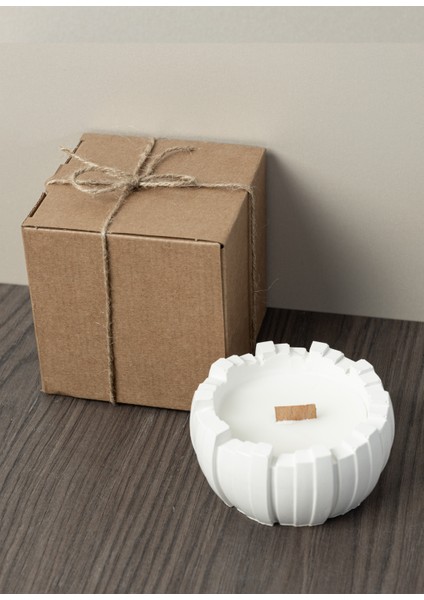 El Yapımı Dekoratif Soya Mumu – Odun Fitilli, Uzun Süreli Yanış modelleri