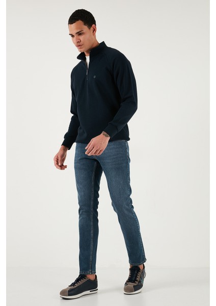 Pamuklu Regular Fit Normal Bel Boru Paça Jeans Erkek Kot Pantolon 2211C36PARMA