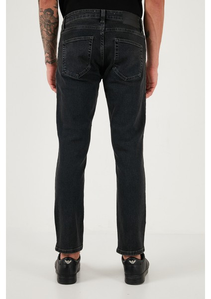 Pamuklu Regular Fit Normal Bel Boru Paça Jeans Erkek Kot Pantolon 2211C30PARMA