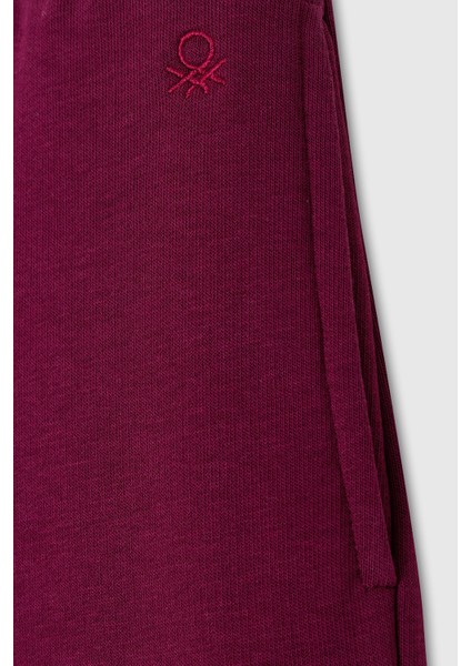 Pamuklu Regular Fit Lastikli Paça Spor Pantolon Kız Çocuk Pantolon BNTG23333 modelleri