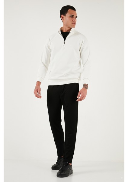Regular Fit Belden Bağlamalı Düz Paça Jogger Pantolon Erkek Pantolon 5908095
