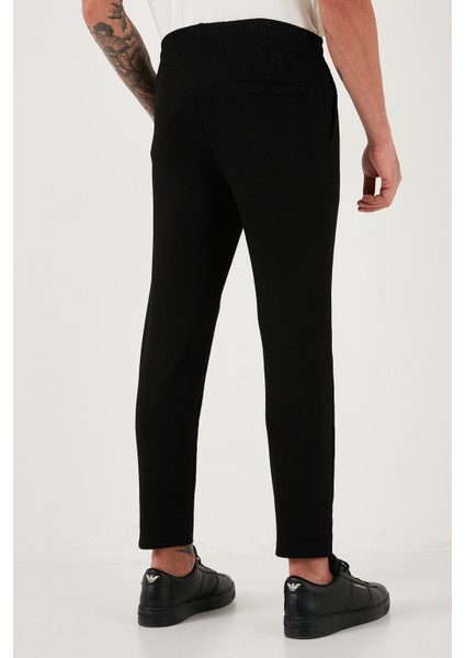 Regular Fit Belden Bağlamalı Düz Paça Jogger Pantolon Erkek Pantolon 5908095