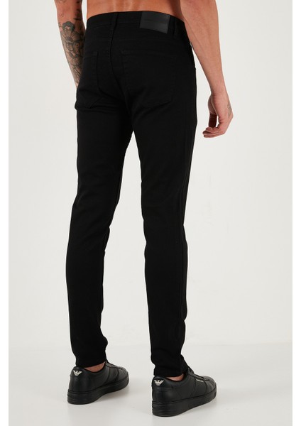 Pamuklu Slim Fit Yüksek Bel Dar Paça Jeans Erkek Kot Pantolon 3300C01TOKYO