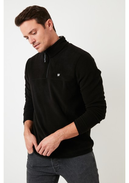 Slim Fit Anti-Pilling Tüylenme Yapmayan Bato Yaka Şardonlu 2'li Paket Polar Erkek Polar 5906001S2 modelleri