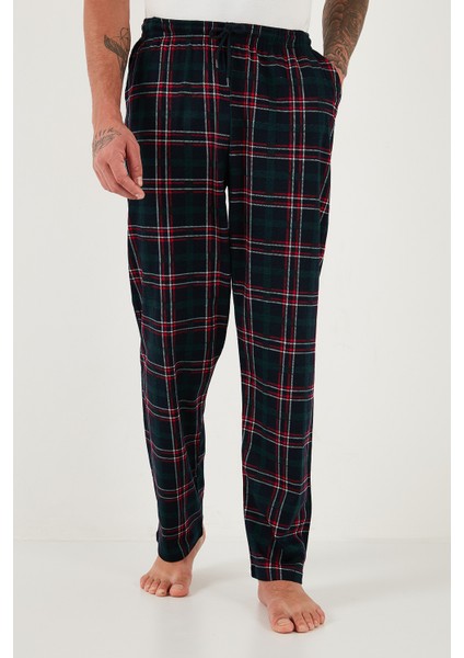 Pamuklu Regular Fit Normal Bel Düz Paça Cepli 2'li Paket Pijama Altı Erkek Pijama Altı 6574003S2 modelleri