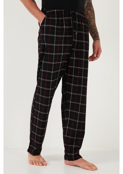 Pamuklu Regular Fit Normal Bel Düz Paça Cepli 2'li Paket Pijama Altı Erkek Pijama Altı 6574003S2 modelleri