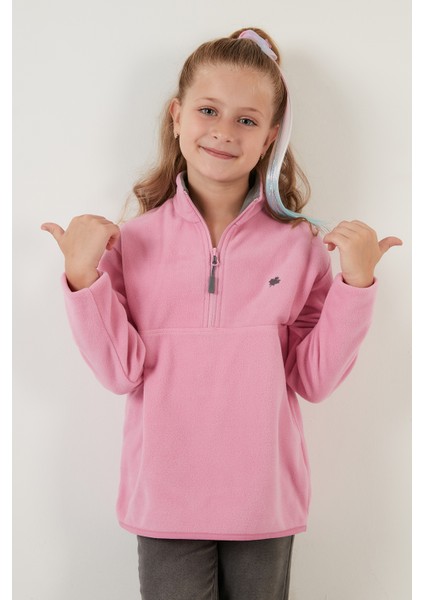 Yumuşak Dokulu Fermuarlı Dik Yaka Şardonlu 2'li Paket Polar Çocuk Polar 5905002S2 modelleri