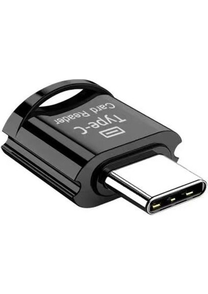 Go Des Ac-54 Type-C Çıkışlı Otg Sd Hafıza Kart Okuyucu Siyah