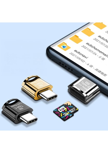 Go Des Ac-54 Type-C Çıkışlı Otg Sd Hafıza Kart Okuyucu Siyah modelleri