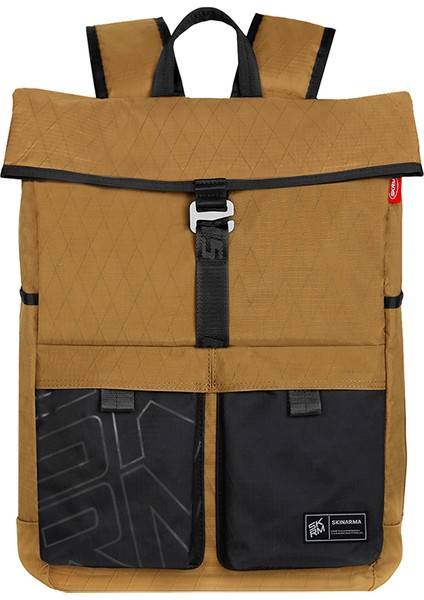 Jager Serisi Naylon Scout Sırt Çantası Laptop ve Aksesuar Bölmeli Kahverengi