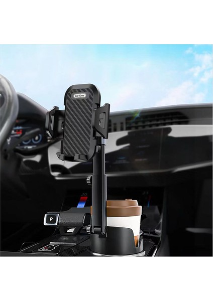 Go Des GD-HD255 M-Safe 360 Derece Dönebilen Bardaklık Tasarım Telefon Tutucu Siyah fiyatları