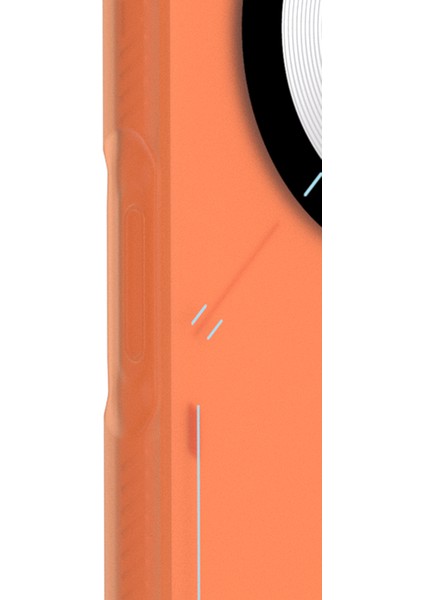 iPhone 17 Pro Max Uyumlu Kılıf M-Safe Şarj Özellikli Disk Desenli Youngkit Disc Battle Kapak Turuncu indirimleri